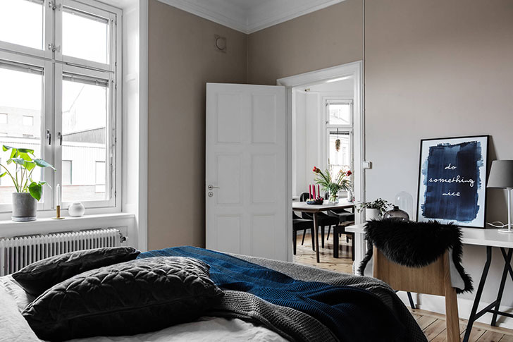 斯德哥尔摩极简公寓的圣诞变身-11