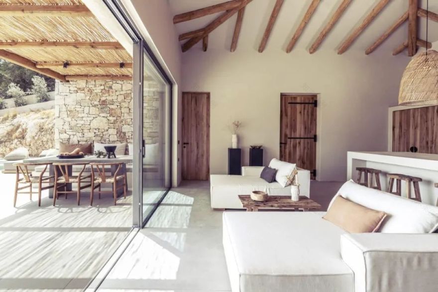 凯法利尼亚岛的石头别墅丨希腊丨Kleoniki Androni-18