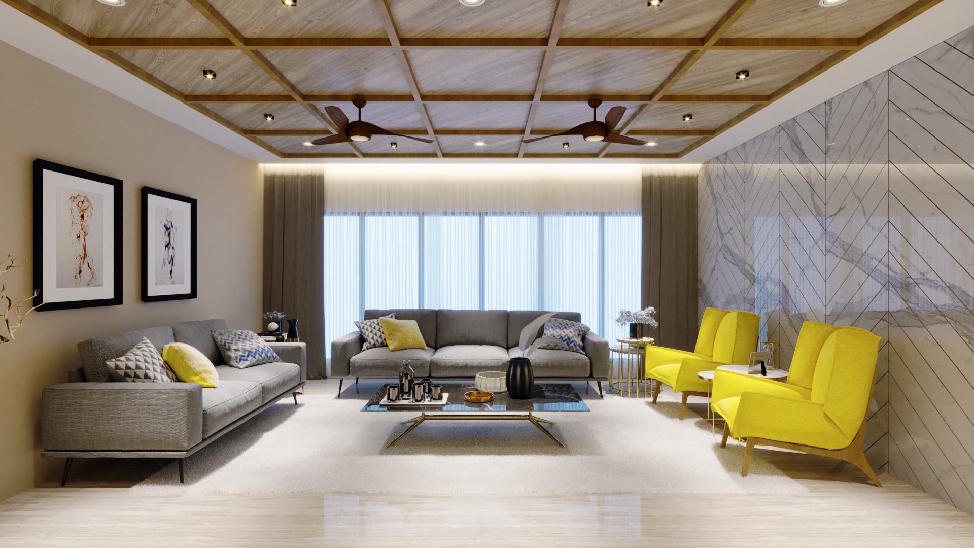 DIY Painted Headboard On Wall To Add A Moroccan Feel-7