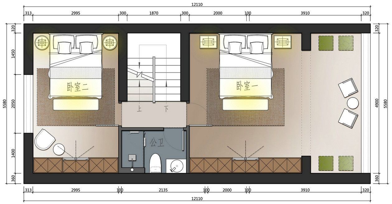 生活在别处——310㎡昆明滇池听涛雅苑一期C10別墅私宅-79