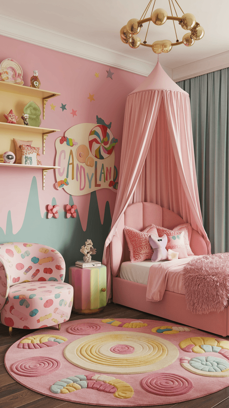 “Candyland”主题女孩房设计-80