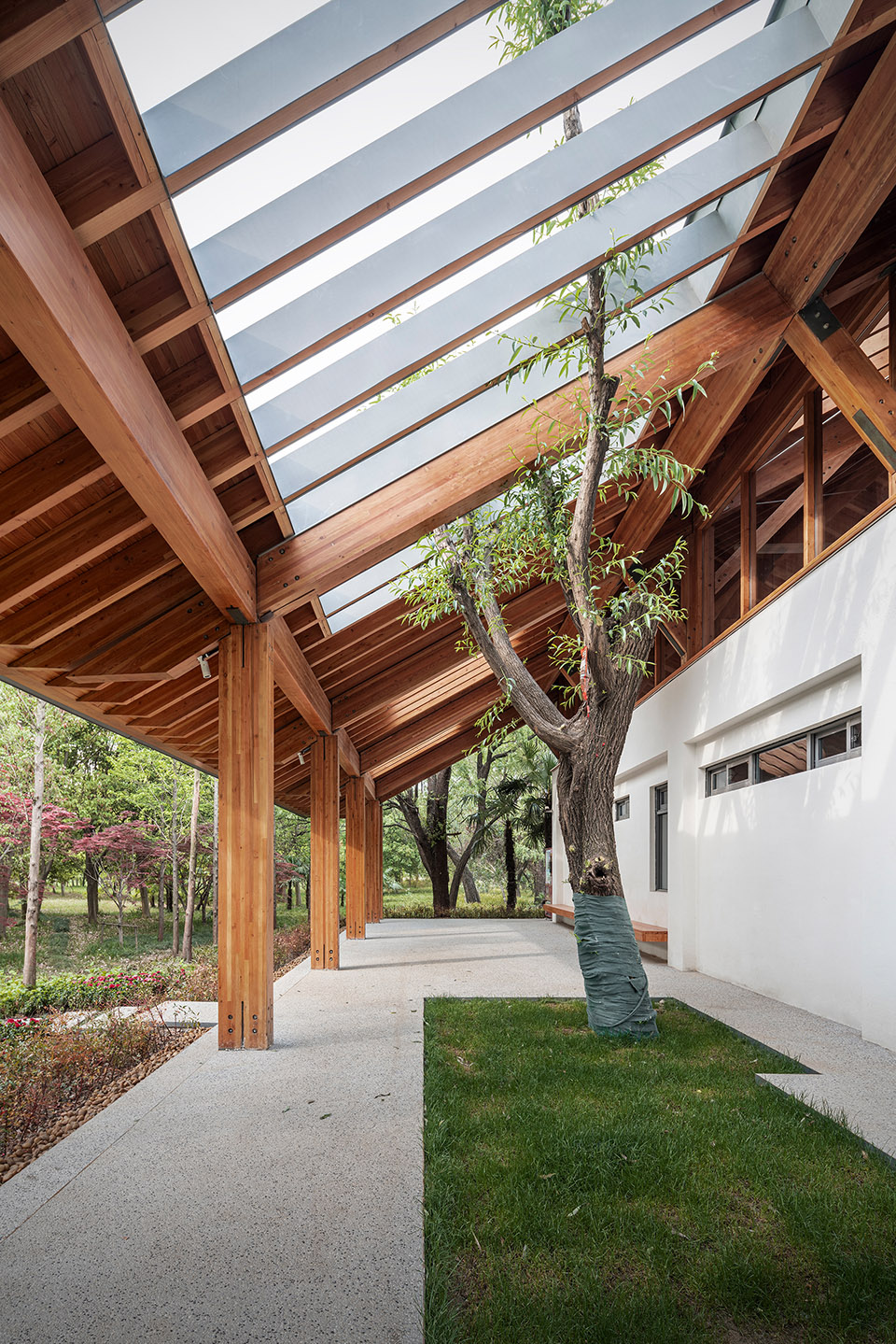 长宁外环生态公园带市民服务驿站丨中国长宁丨致正建筑工作室,冶是建筑-140