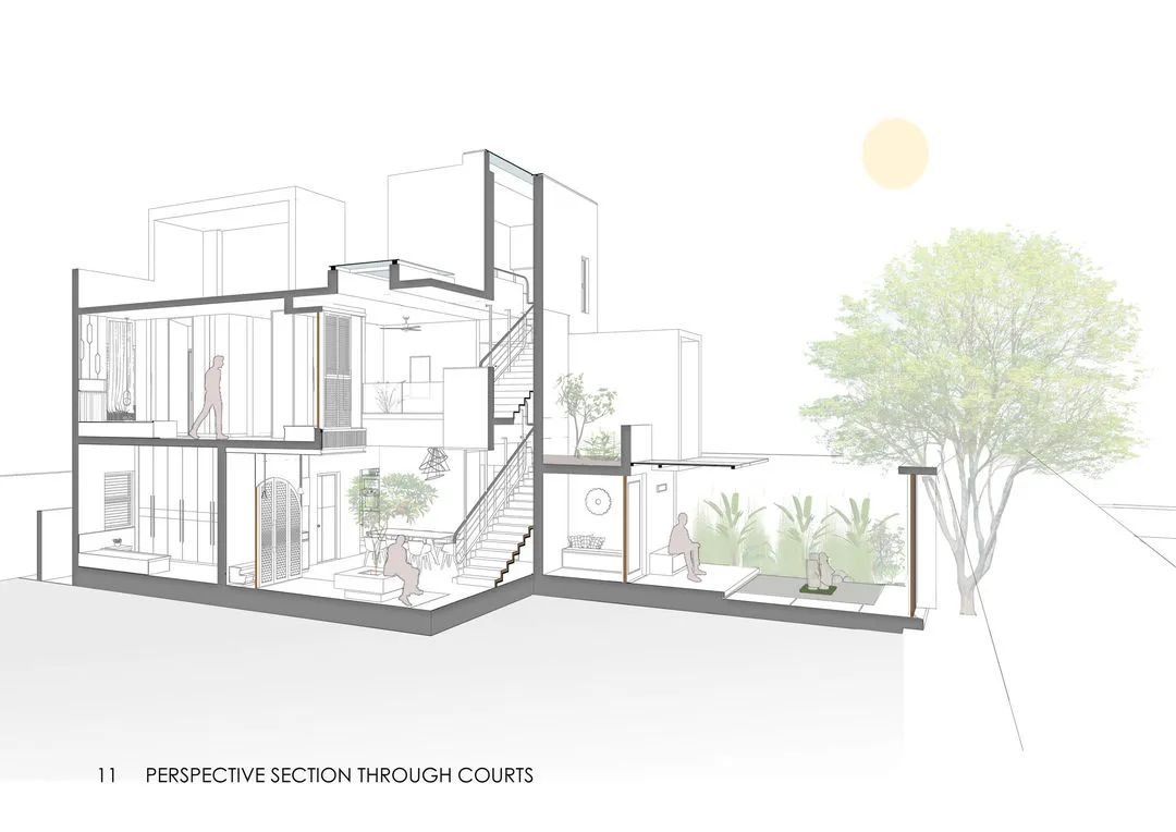 有两个庭院的房子丨印度班加罗尔-31