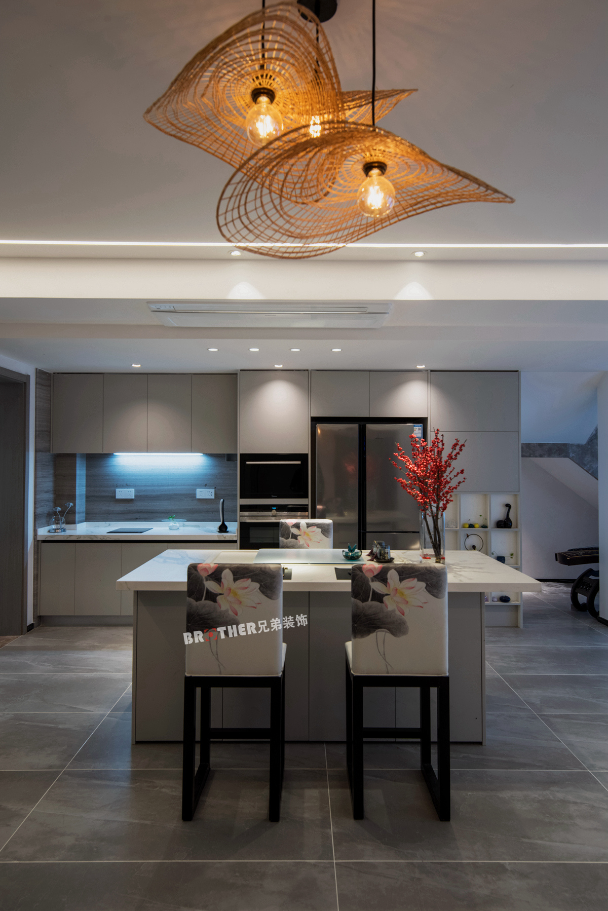 约克郡上林洋房跃层现代禅意风格设计-25