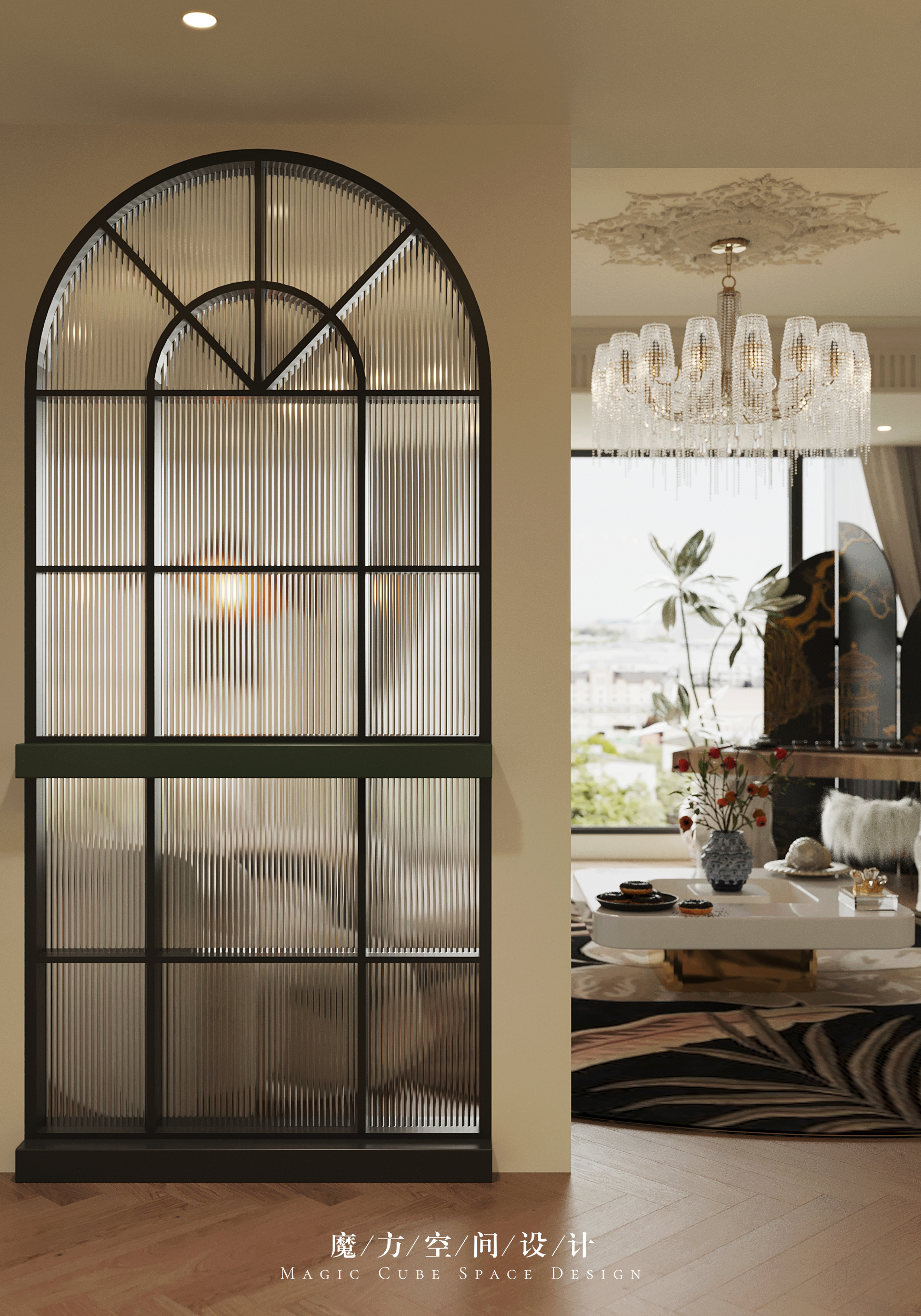 义乌•法式复古别墅设计丨中国丨魔方空间设计-18