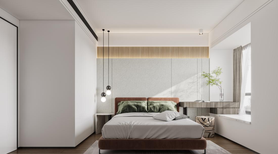 
拥有现代天井，原始自然感强烈的简约开放家 -6