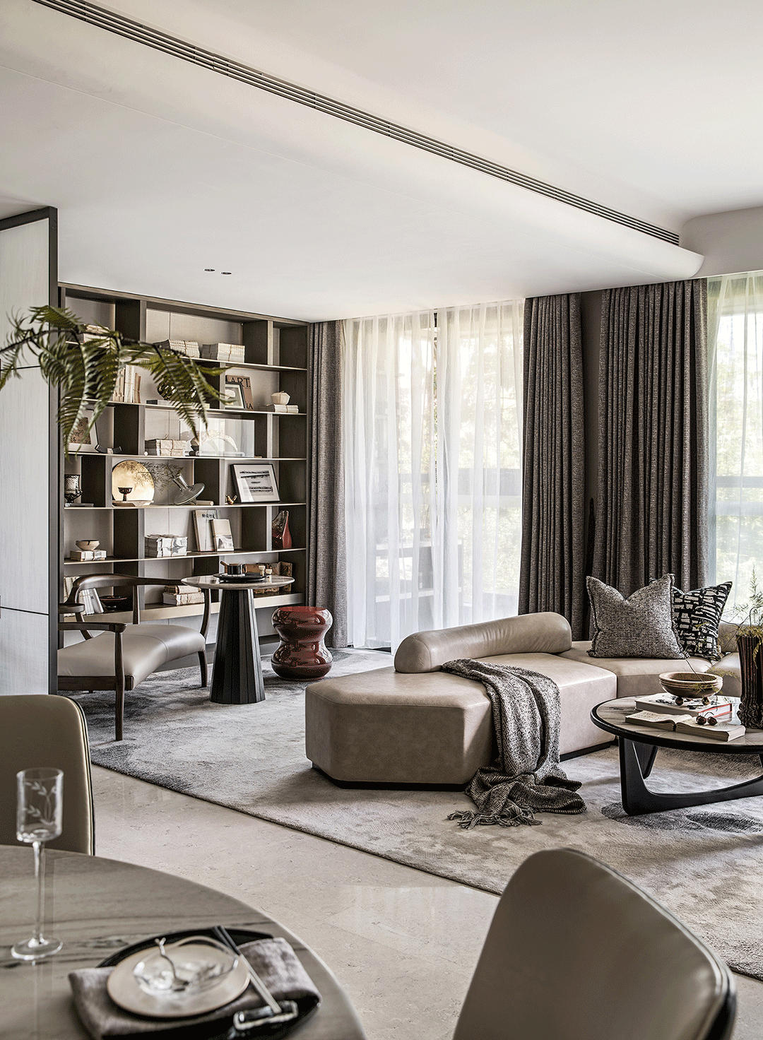 广州越秀·星航 141㎡样板房丨中国广州丨广州安研室内设计咨询有限公司-7