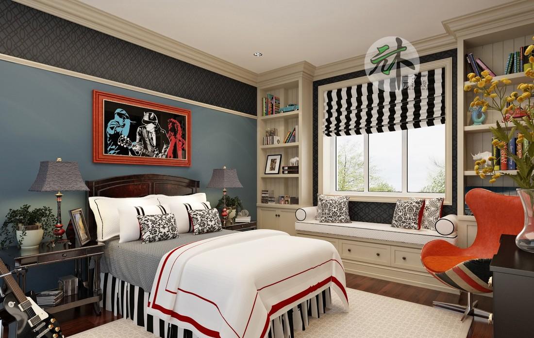 
180㎡四居室，美式 -4