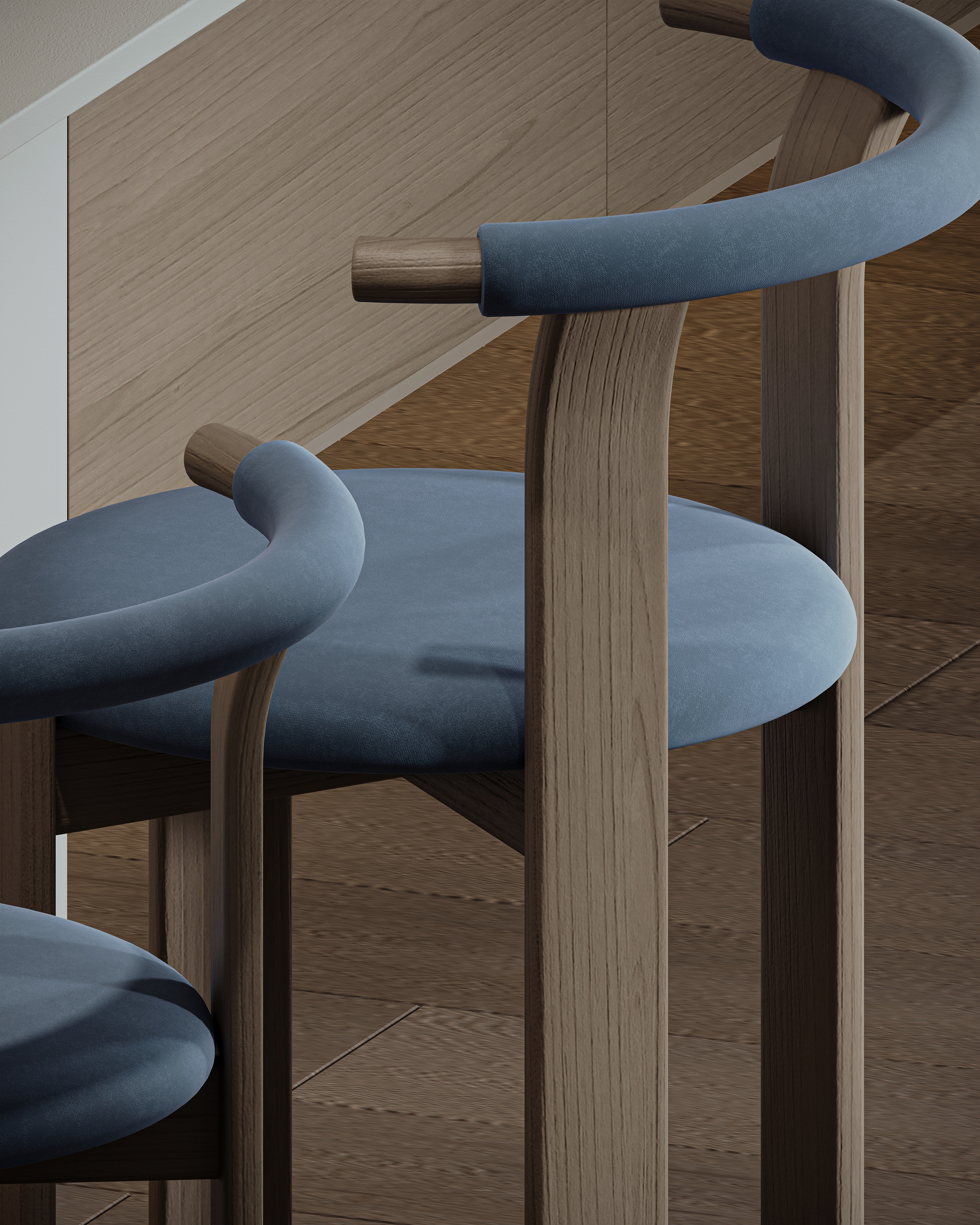 Blue Comfort Double Bedroom | Interior Design-10