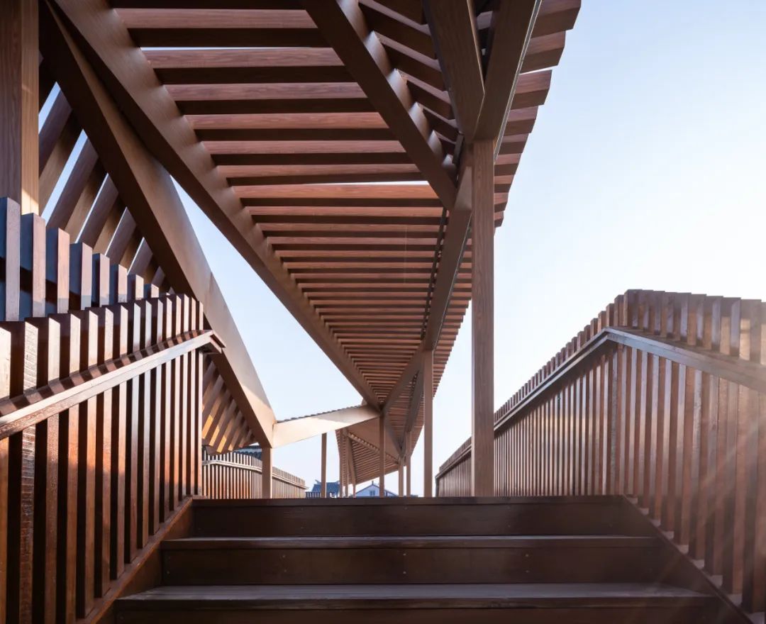 常熟沙家浜时光小镇人行天桥设计丨中国苏州丨深圳华汇设计X⁺ STUDIO-33