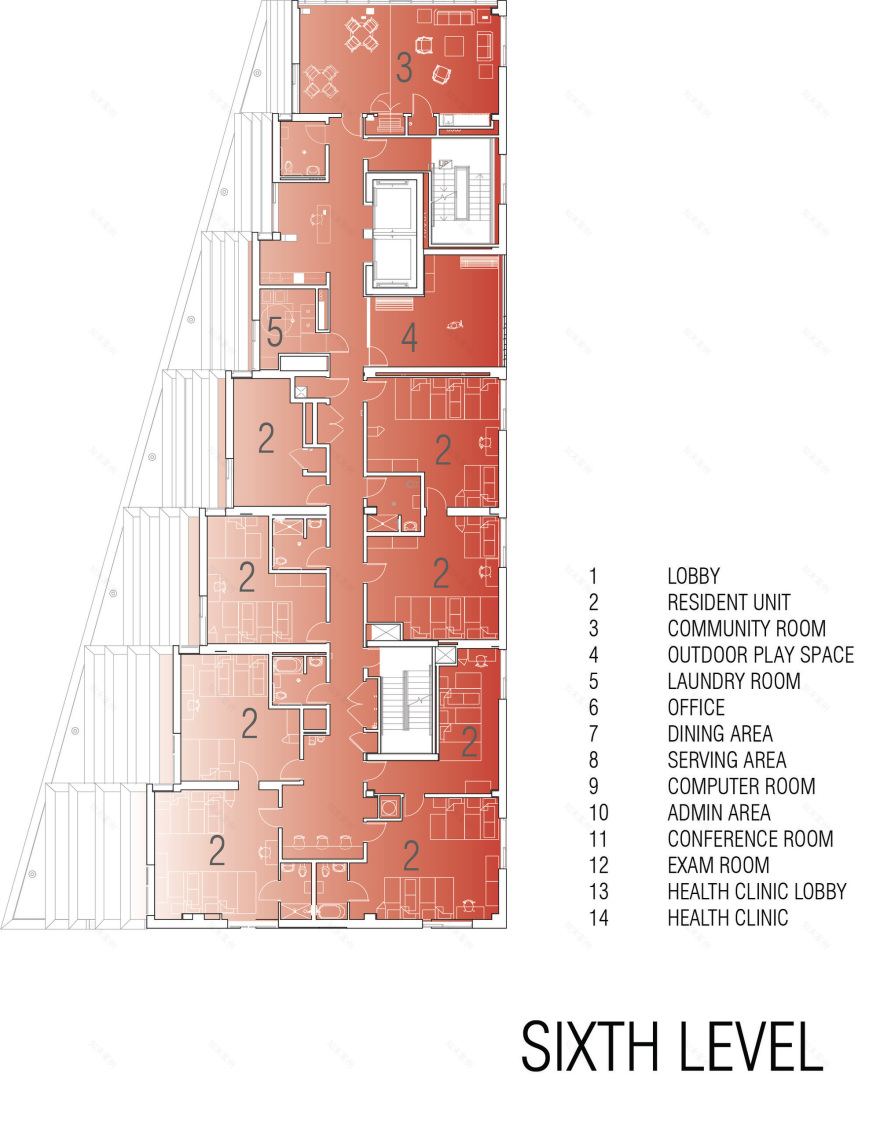 The AYA Housing / Studio Twenty Seven Architecture + Leo A Daly JV-40