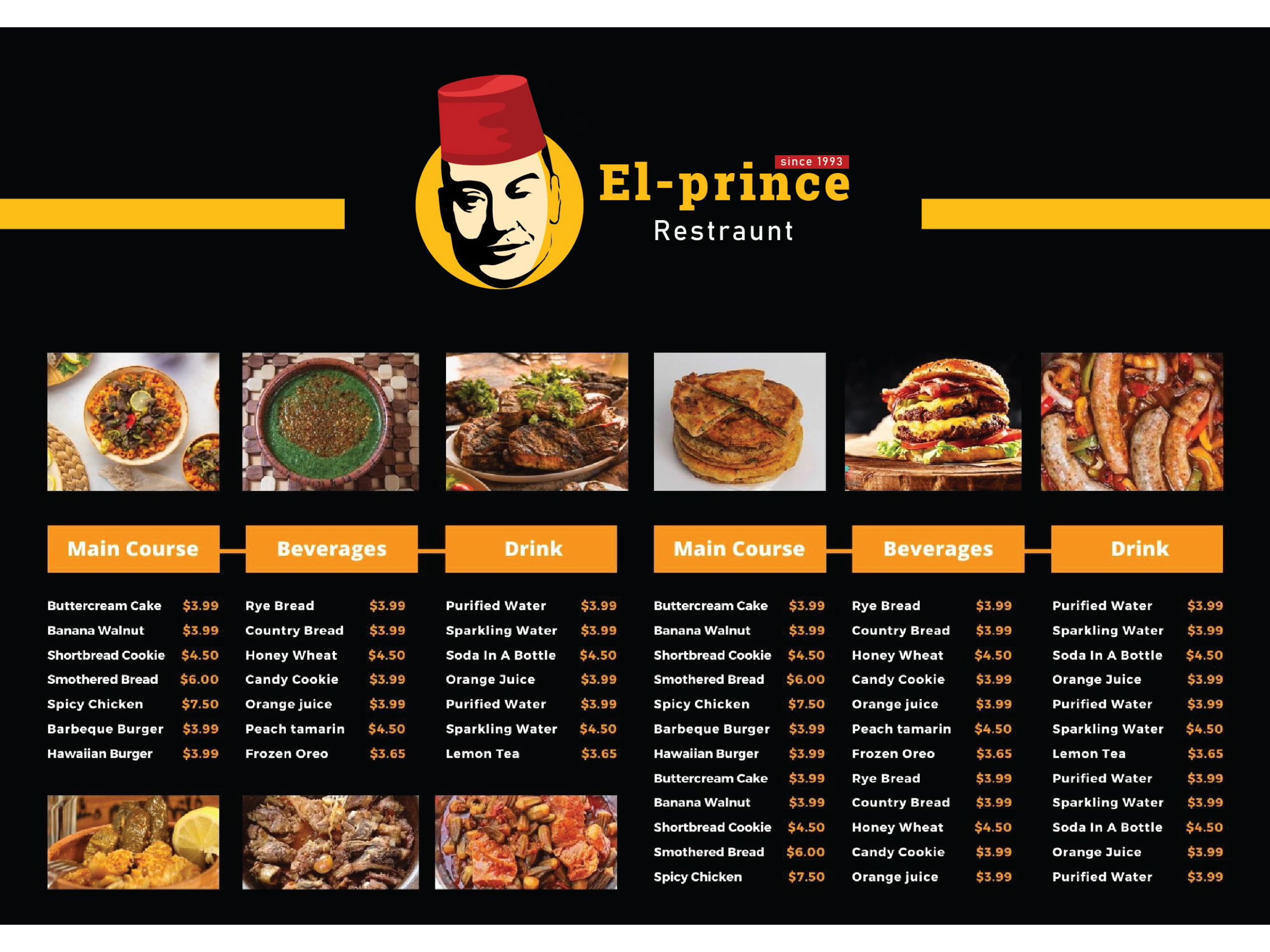 Rebranding restaurant (EL-PRINCE) | Interior Design-14