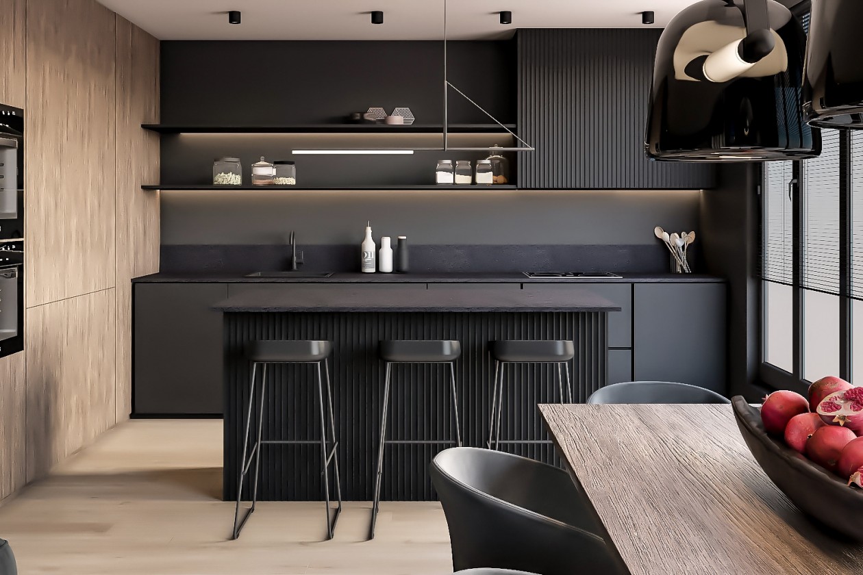 高级黑色系空间设计-10