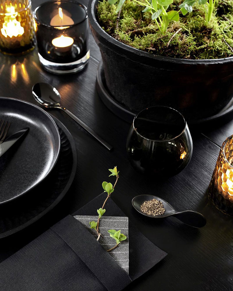 黑色魅力 | 挪威现代乡村风格的圣诞装饰-17