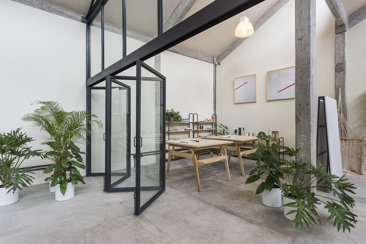 墨西哥城锯齿形仓库办公室蜕变-55