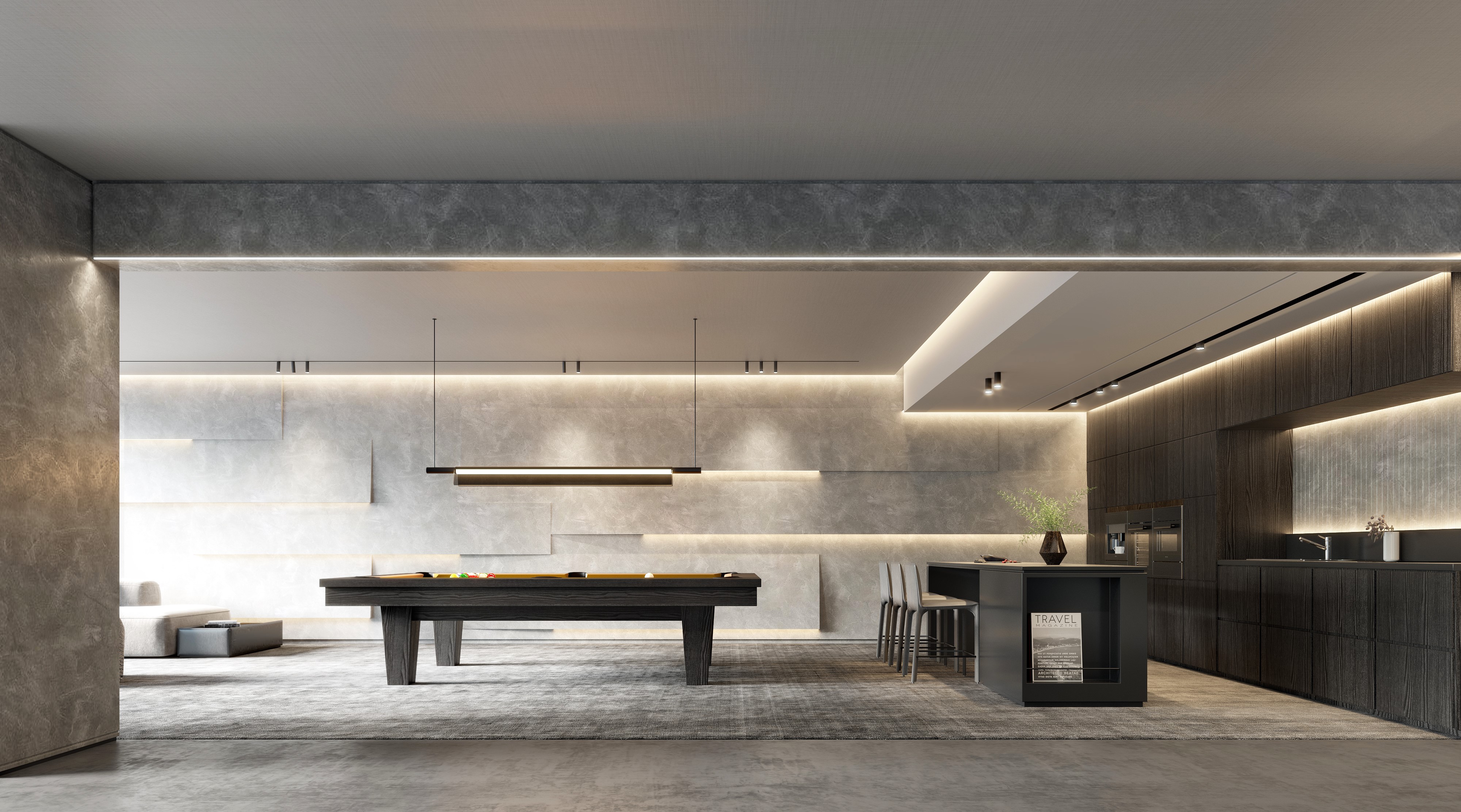 塔然塔设计 | 电影人私宅的温暖灰调爱情-15