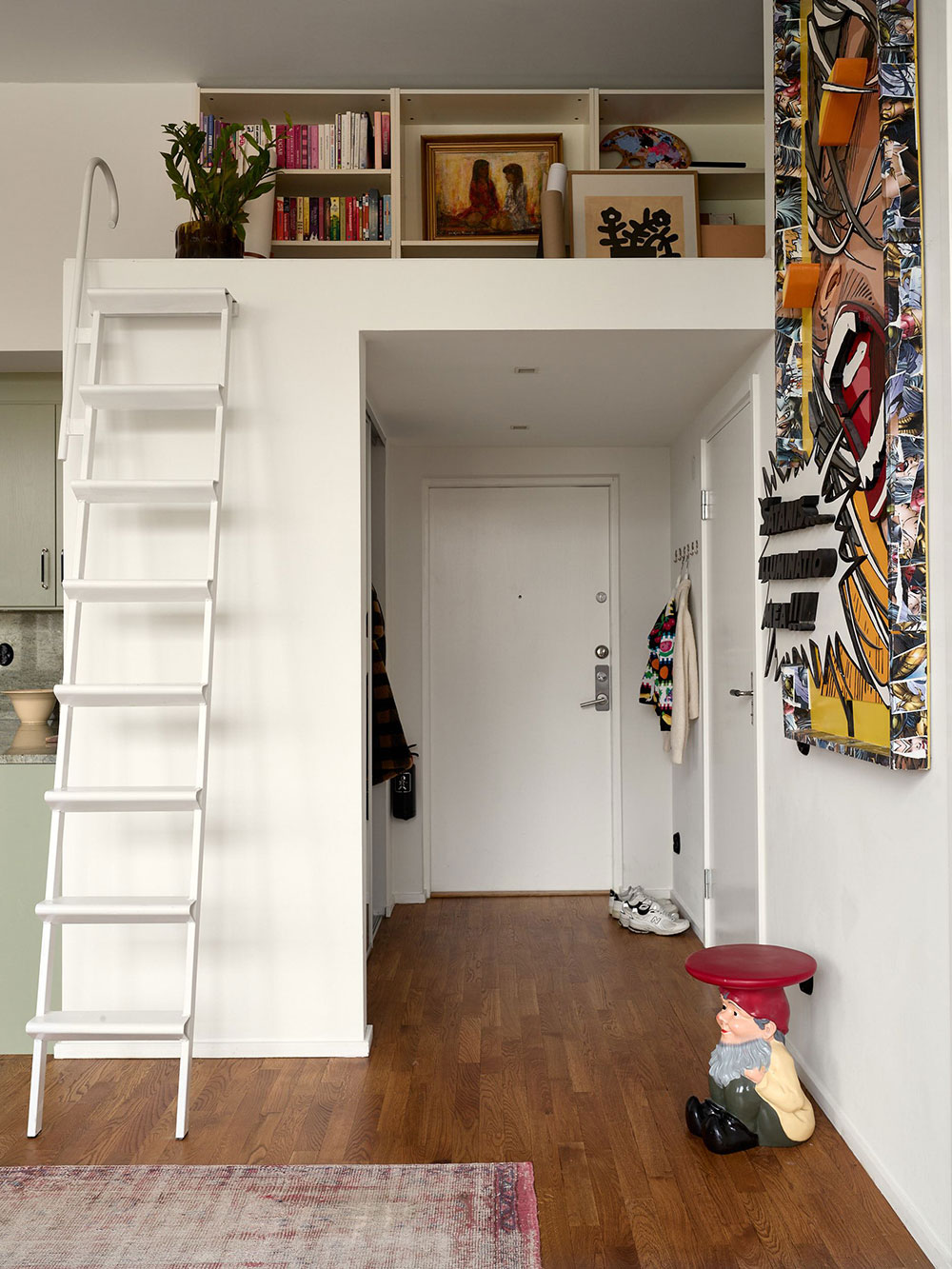 斯德哥尔摩前邮局改造的活力阁楼公寓-25