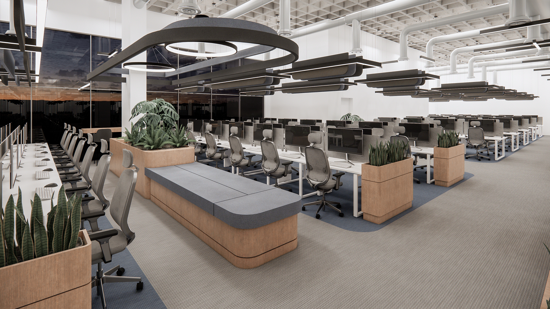 联合办公，Modern-Industrial Office Design-45