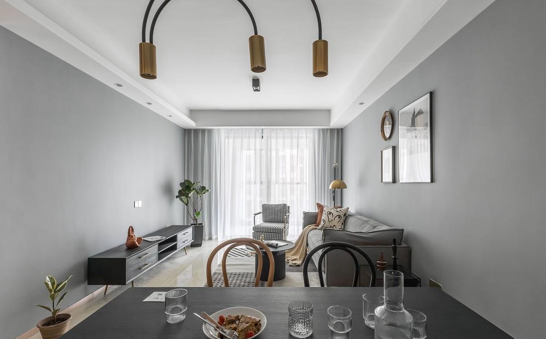 合肥容与设计丨平层丨让北欧复古风来拯救传统中国风精装房-8