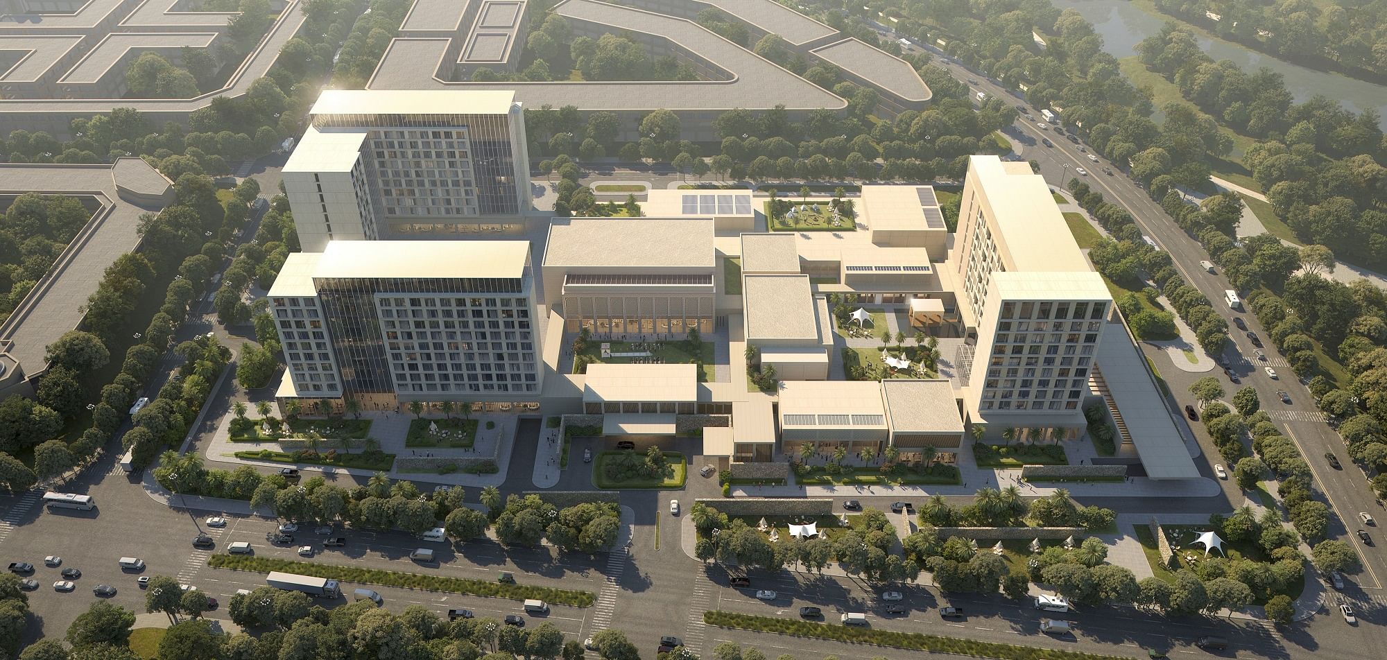 CGDG库尔勒万丽酒店及万怡酒店丨中国新疆丨Aedas-28