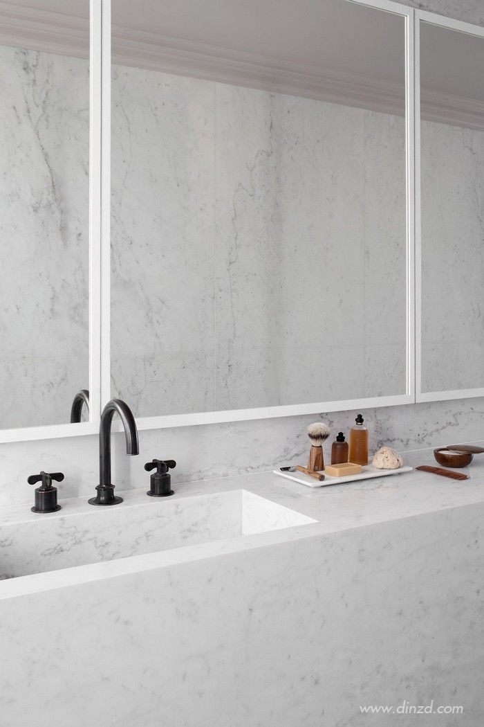 巴黎 19 世纪公寓的极简诗意空间-29