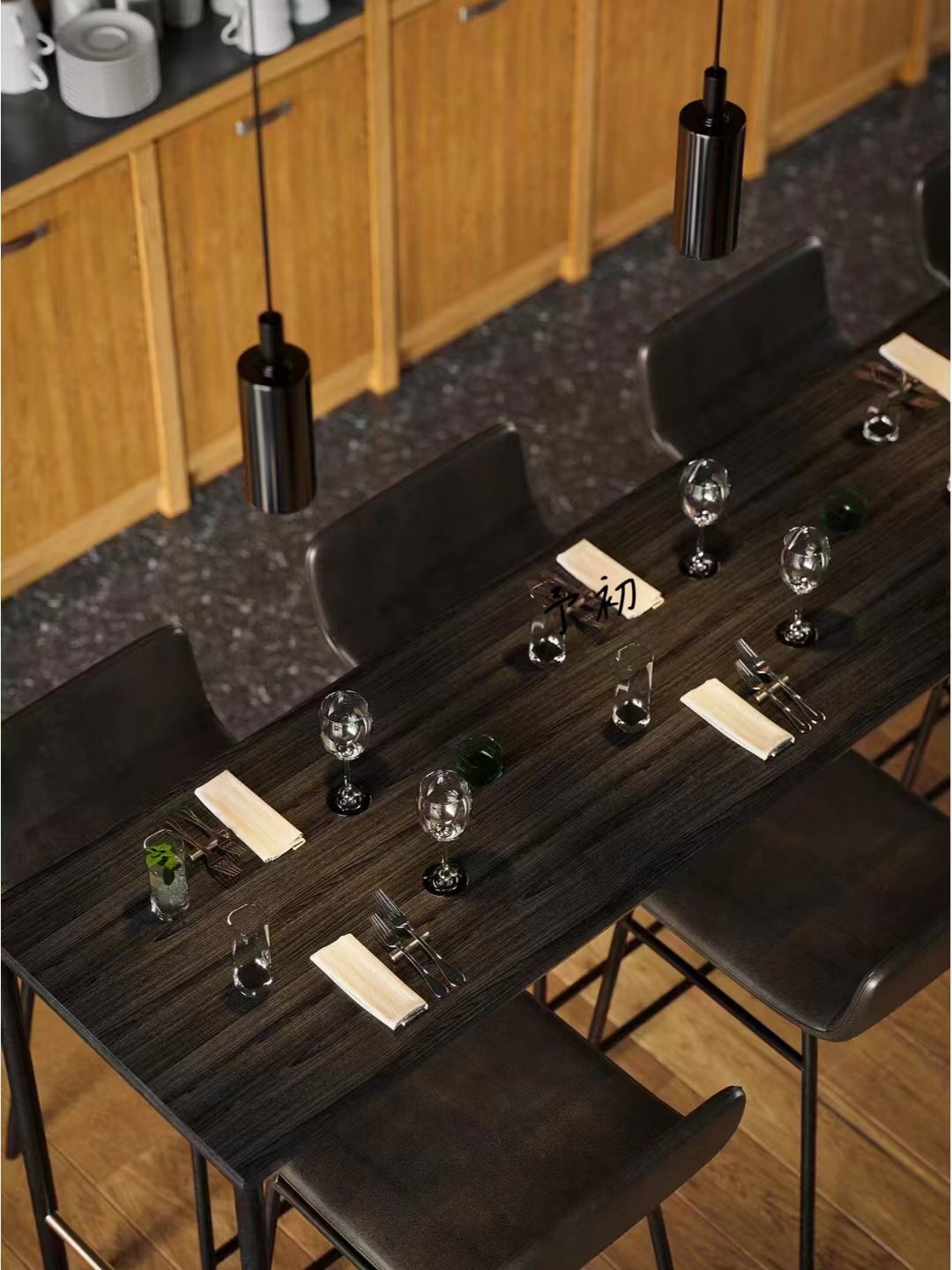 别墅岛台设计 -0