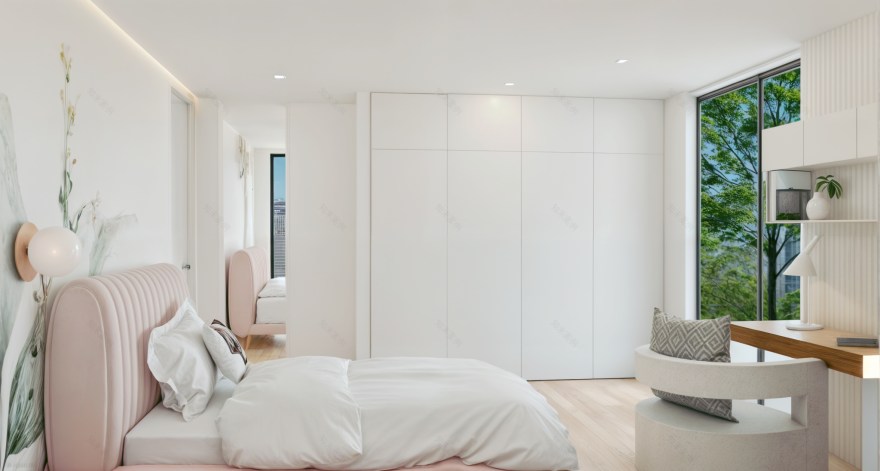 双女孩卧室设计-3