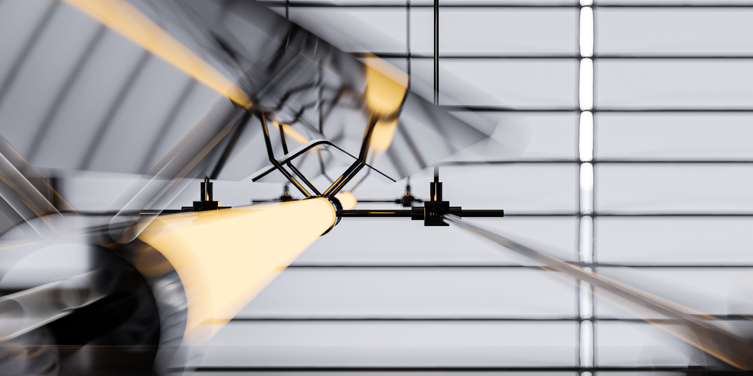 现代风格大横厅客餐厅效果图案例丨冈舍效果图表现-14