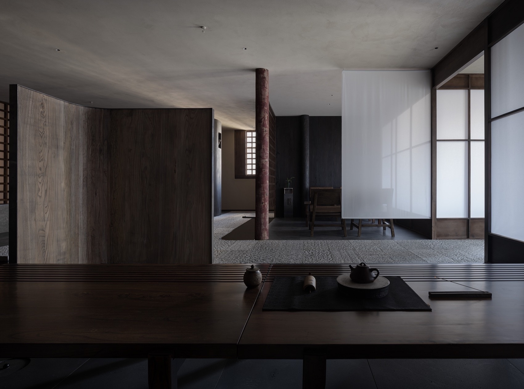 内观山河·岚洱茶事丨中国西安丨仝屿建筑空间设计-38