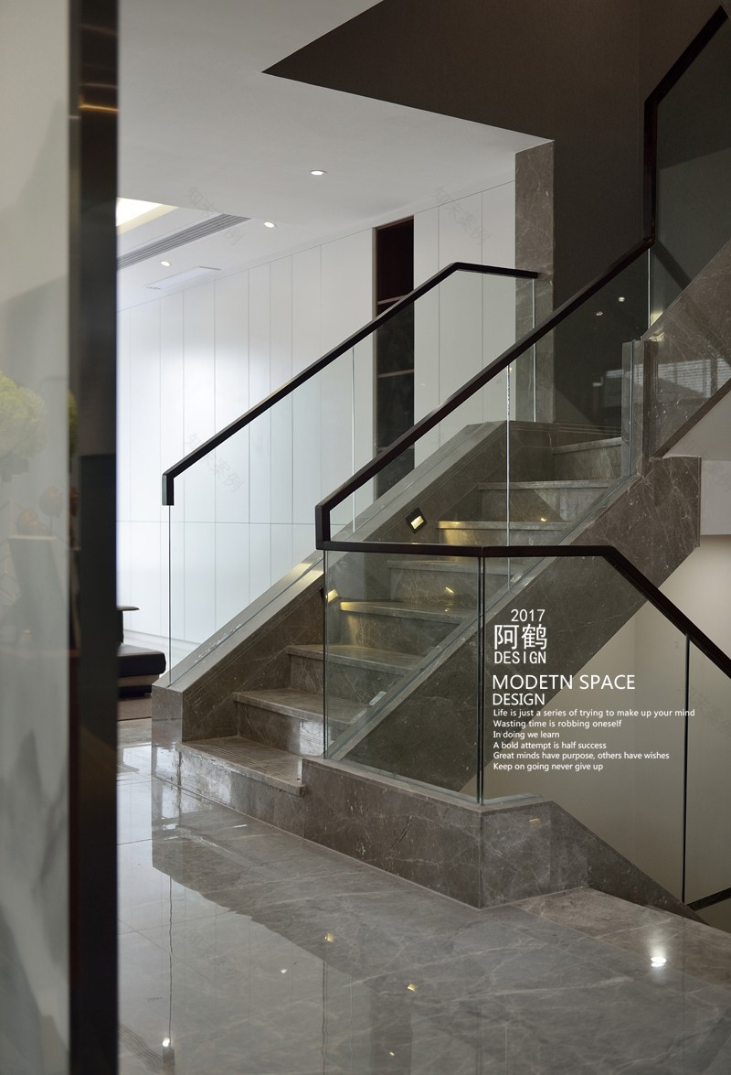 400㎡现代风别墅 阿鹤设计-9