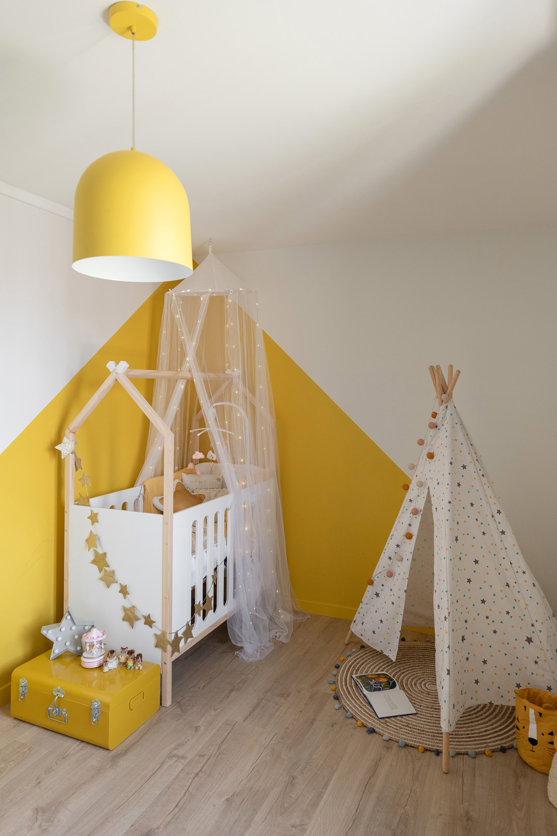 村庄房屋改造成现代别墅项目丨法国丨Soleil Noir（室内建筑师）,Skéa Designer-34