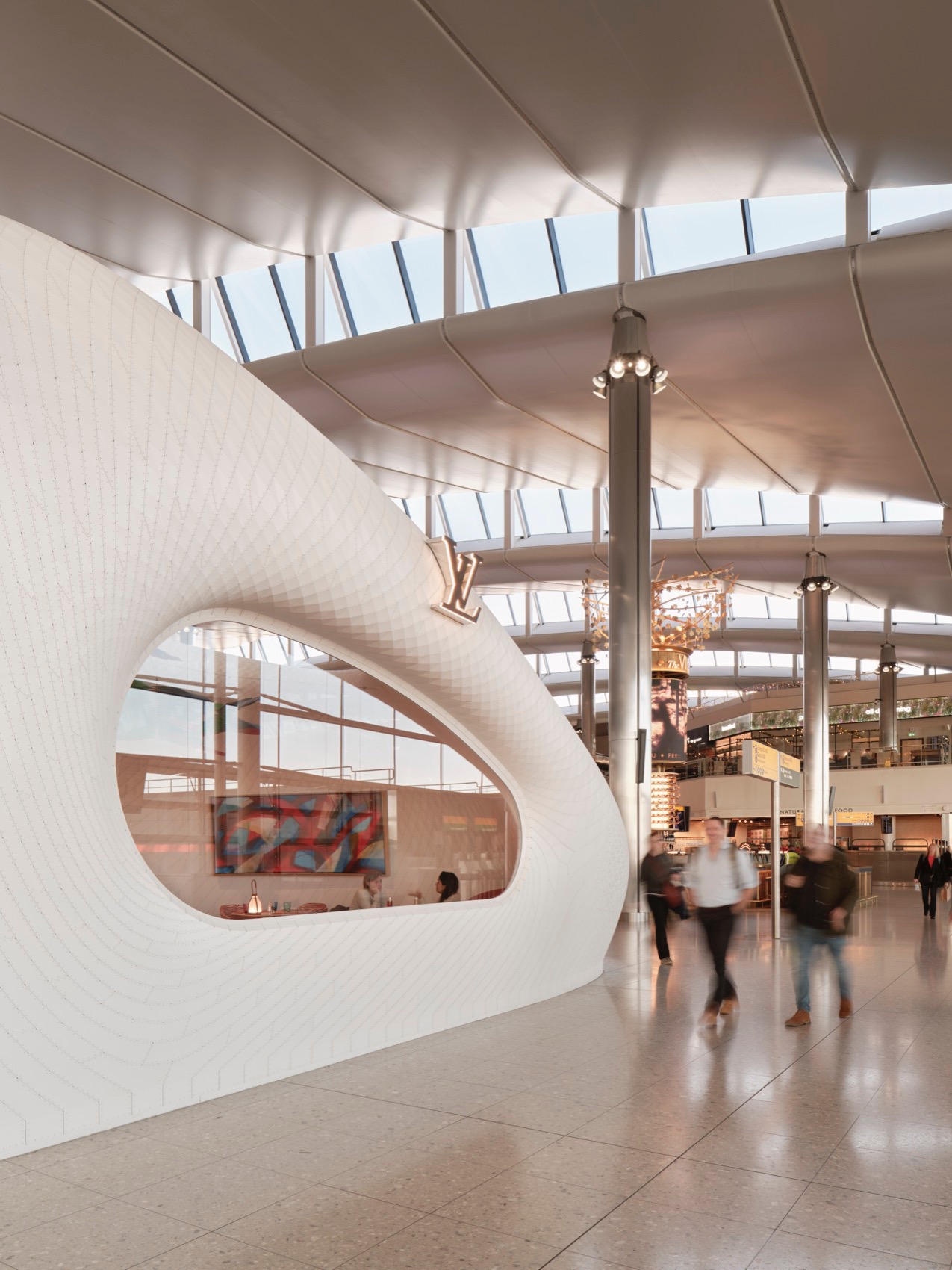 希思罗2号航站楼路易威登体验空间丨英国伦敦丨Marc Fornes,THEVERYMANY,与路易威登建筑部合作-48