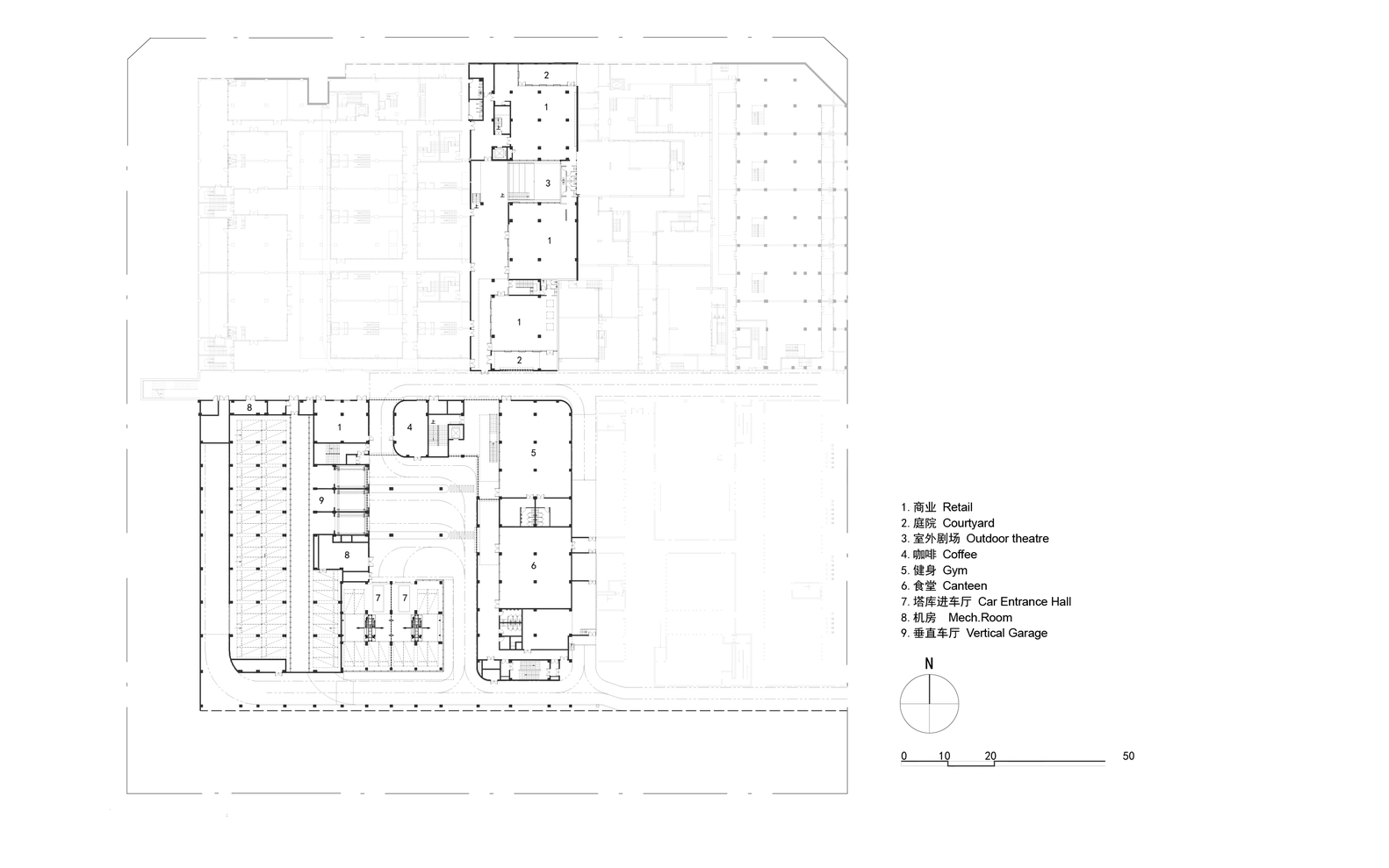 深圳万科社区 A1-B2 与公交车站-62
