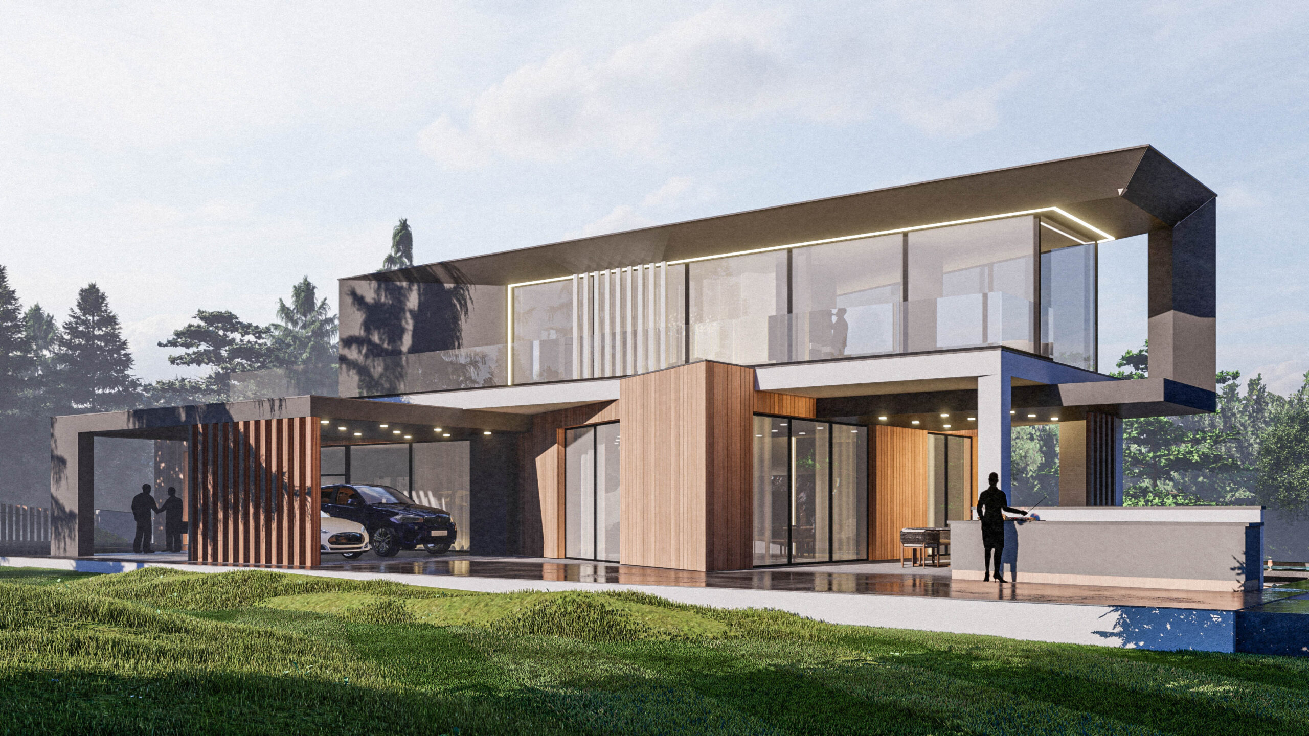 240㎡集装箱住宅项目丨ARXY工作室-14