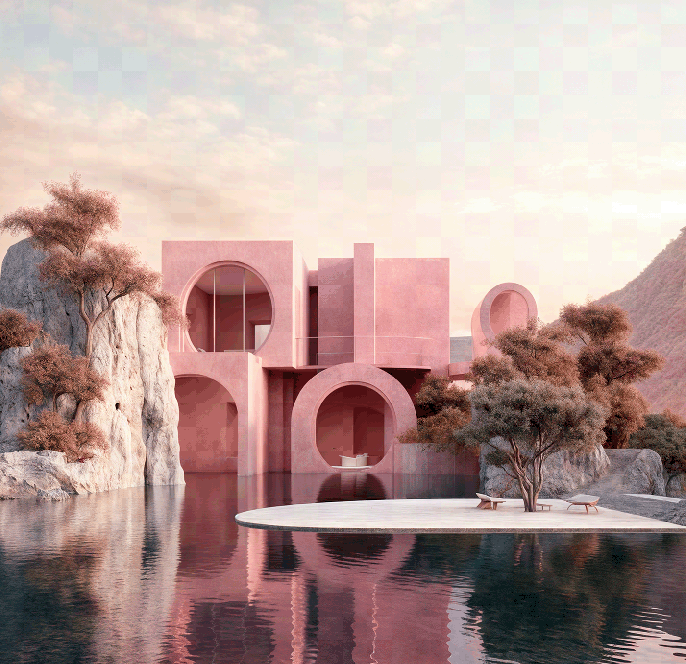 野兽派水上别墅丨意大利丨Cristina La Porta Studio-12