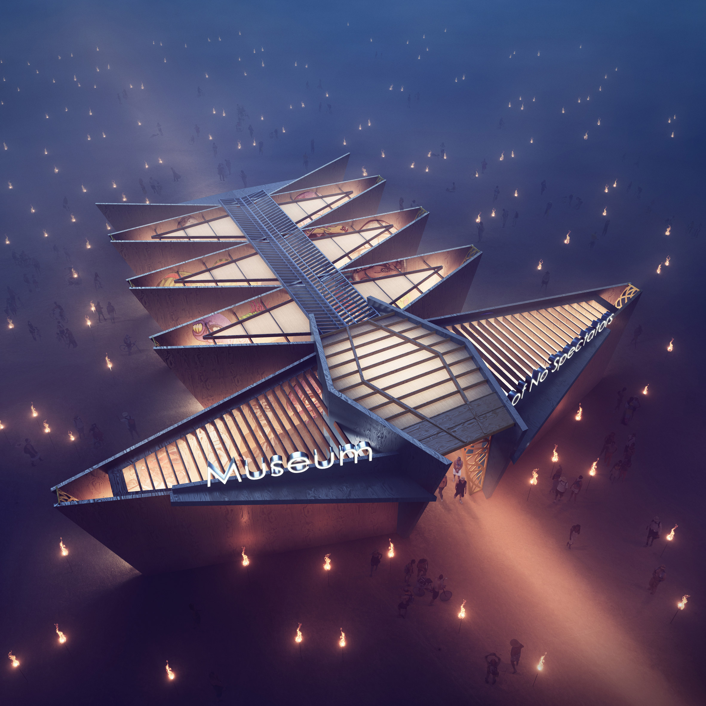 虚拟 Burning Man 体验,感受“无观众博物馆”的创意魅力-3