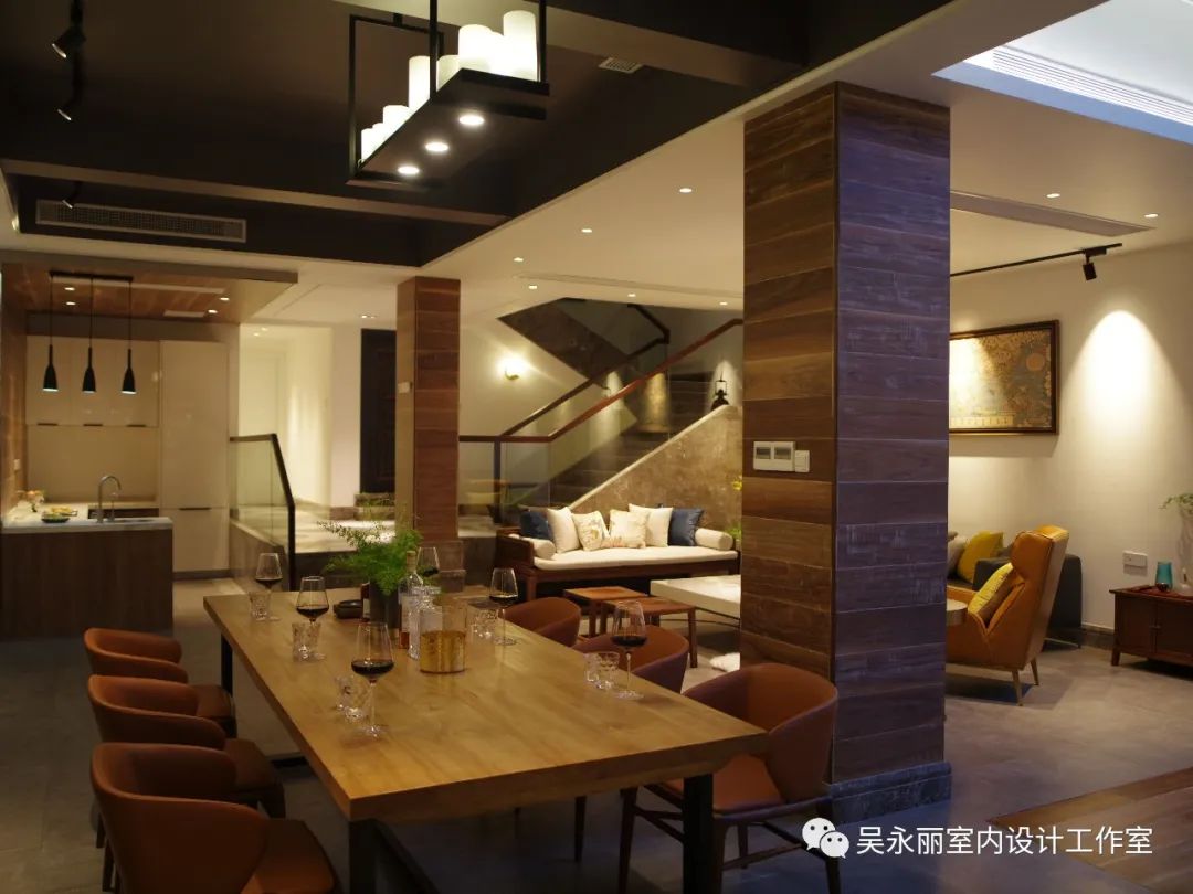 惠州御湾雅墅新中式轻奢风设计-118