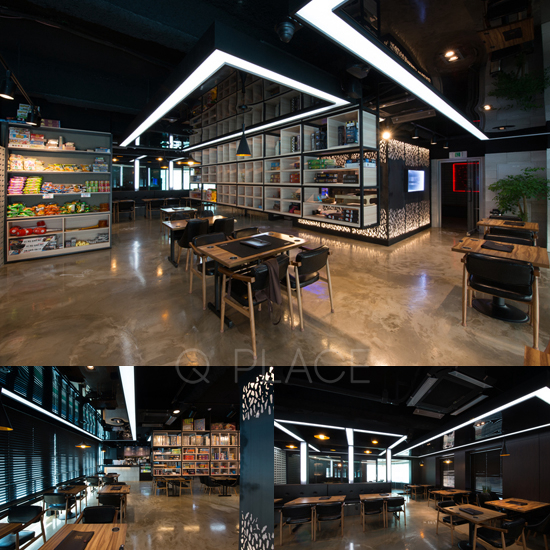 55 平米游戏咖啡厅，明亮灯光下的设计奇迹-1