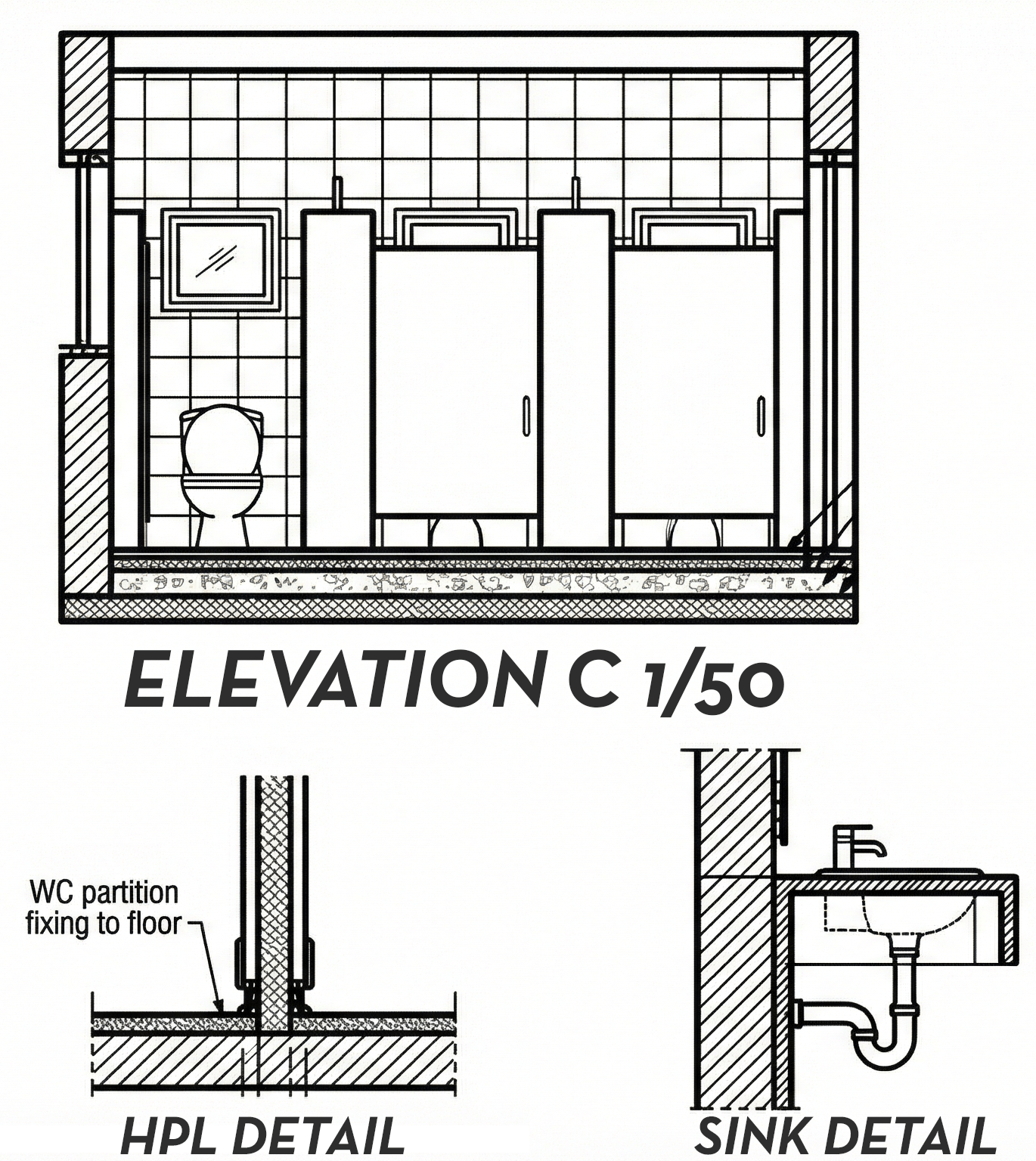 HARMONIA 100床综合医院技术与施工图及工程量清单项目丨塞得港大学工程,建筑与城市规划系-54