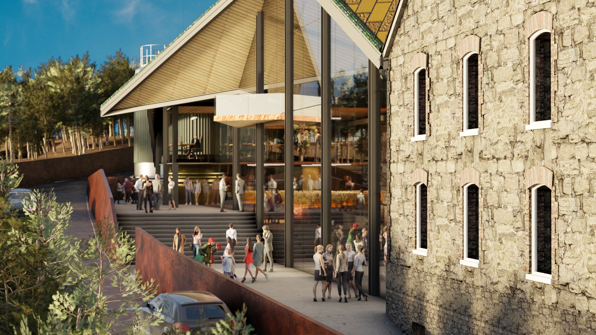 啤酒厂游客中心丨kdpa-9