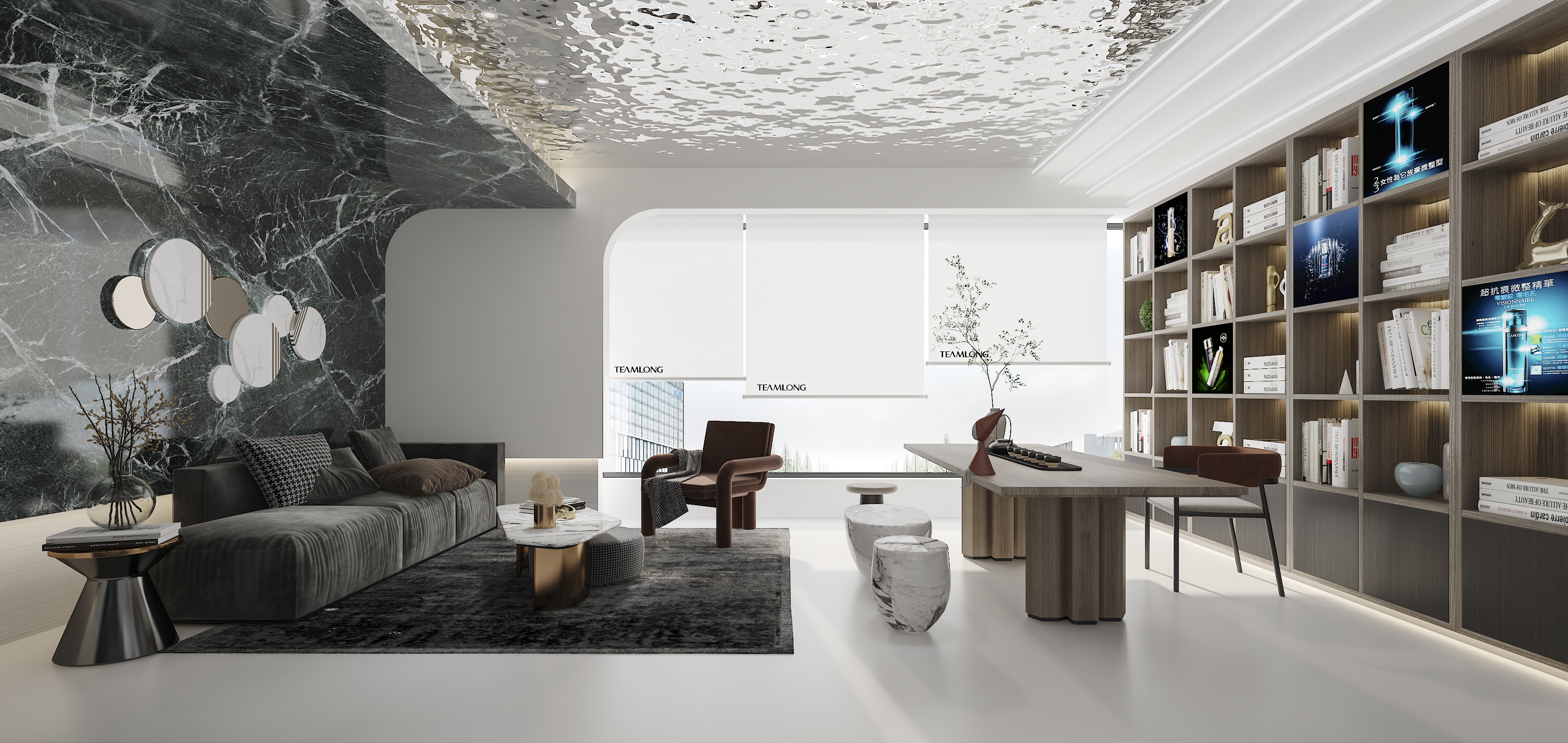 高逼格美发殿堂丨中国郑州丨尺寸设计-11