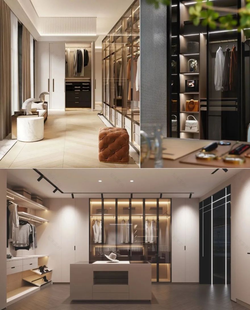 别墅大宅衣帽间空间装修-3