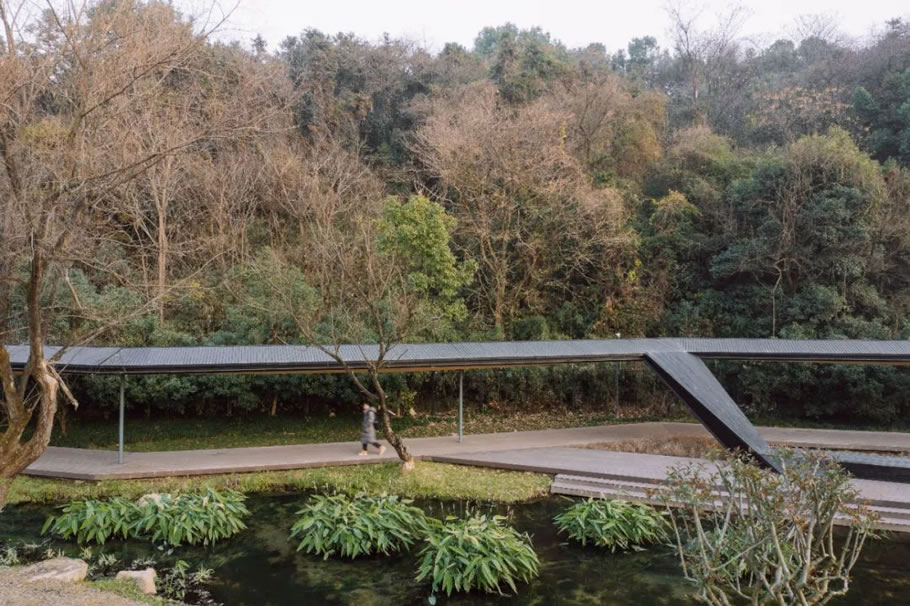 浙江音乐学院「溪上飞檐」丨中国杭州丨line+建筑事务所,gad-125