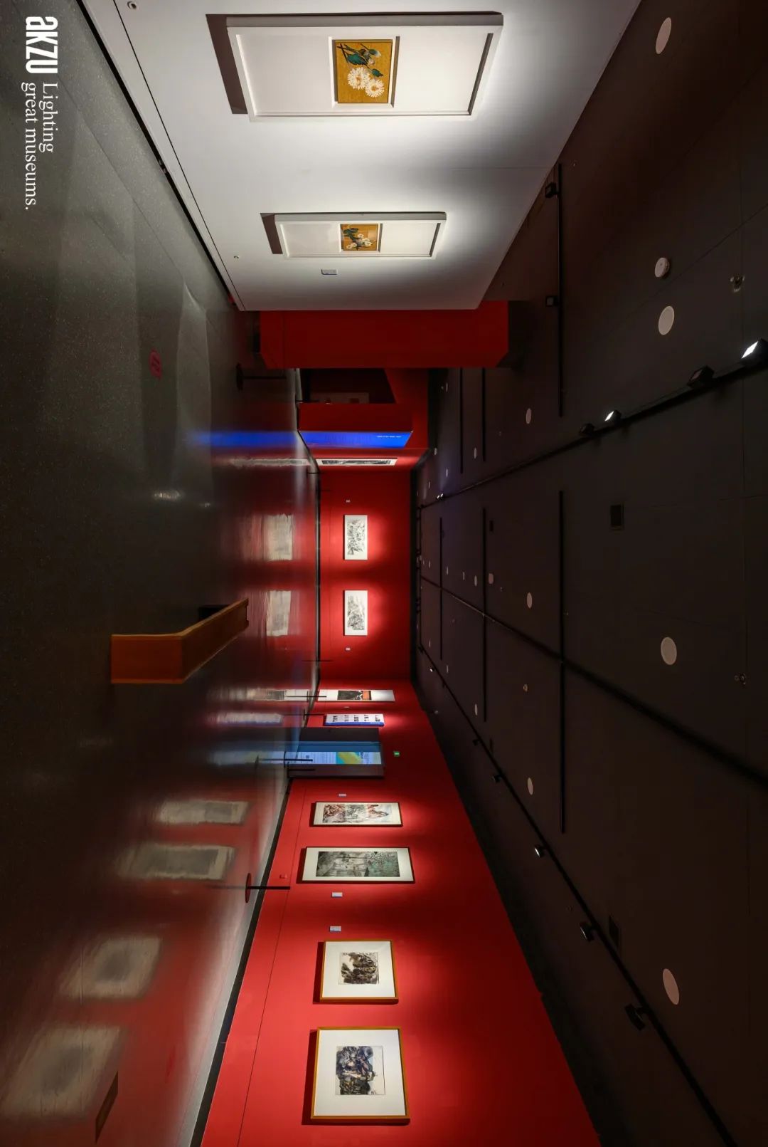 埃克苏美术馆照明项目|岳阳市美术馆：《在东方|画里中国诗意巴陵·当代中国画作品展》-50