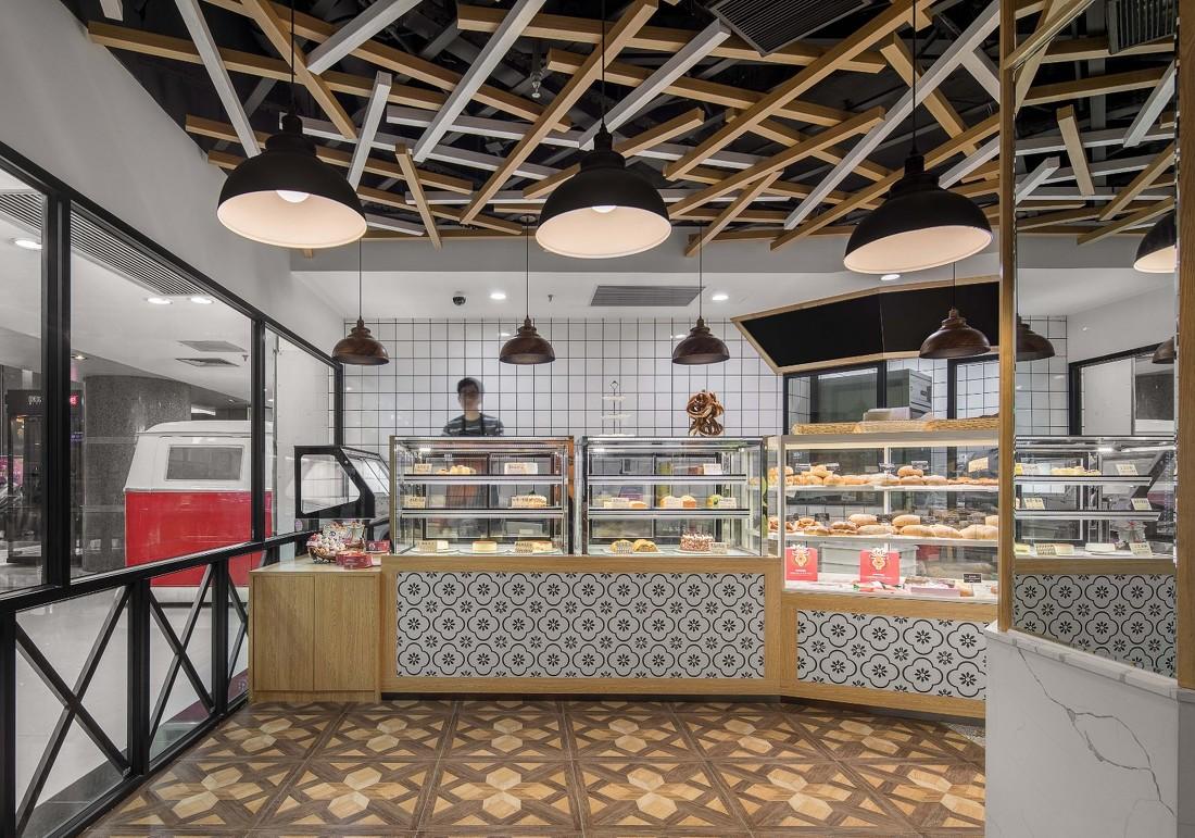 几何斑驳-- 自然拼接美学 | 木芯设计面包店-6