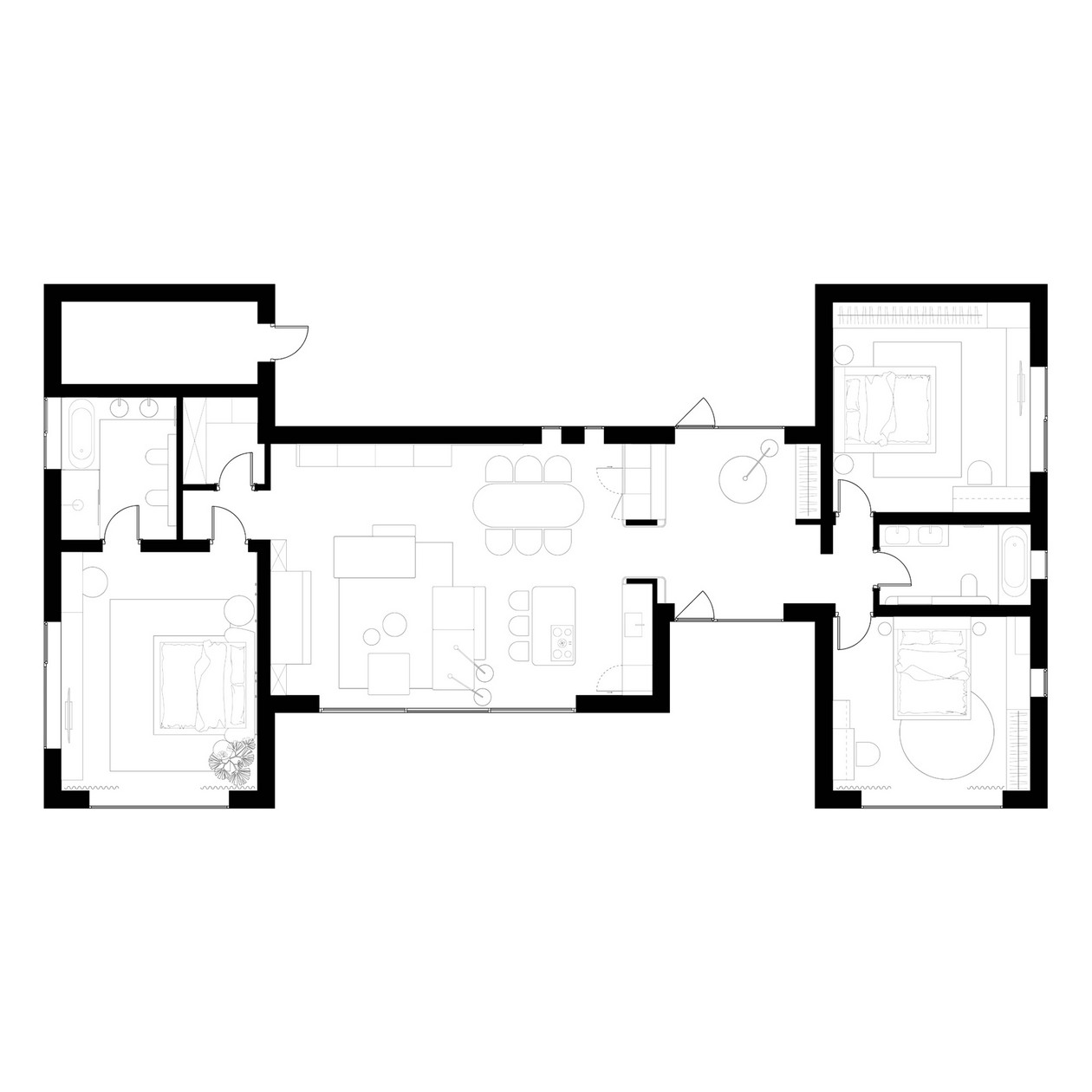 乌克兰170㎡住宅设计 越素雅越有品味！-18