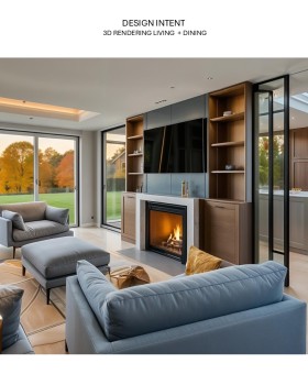 Italian Neo-Classical Revival 1 Story House Design