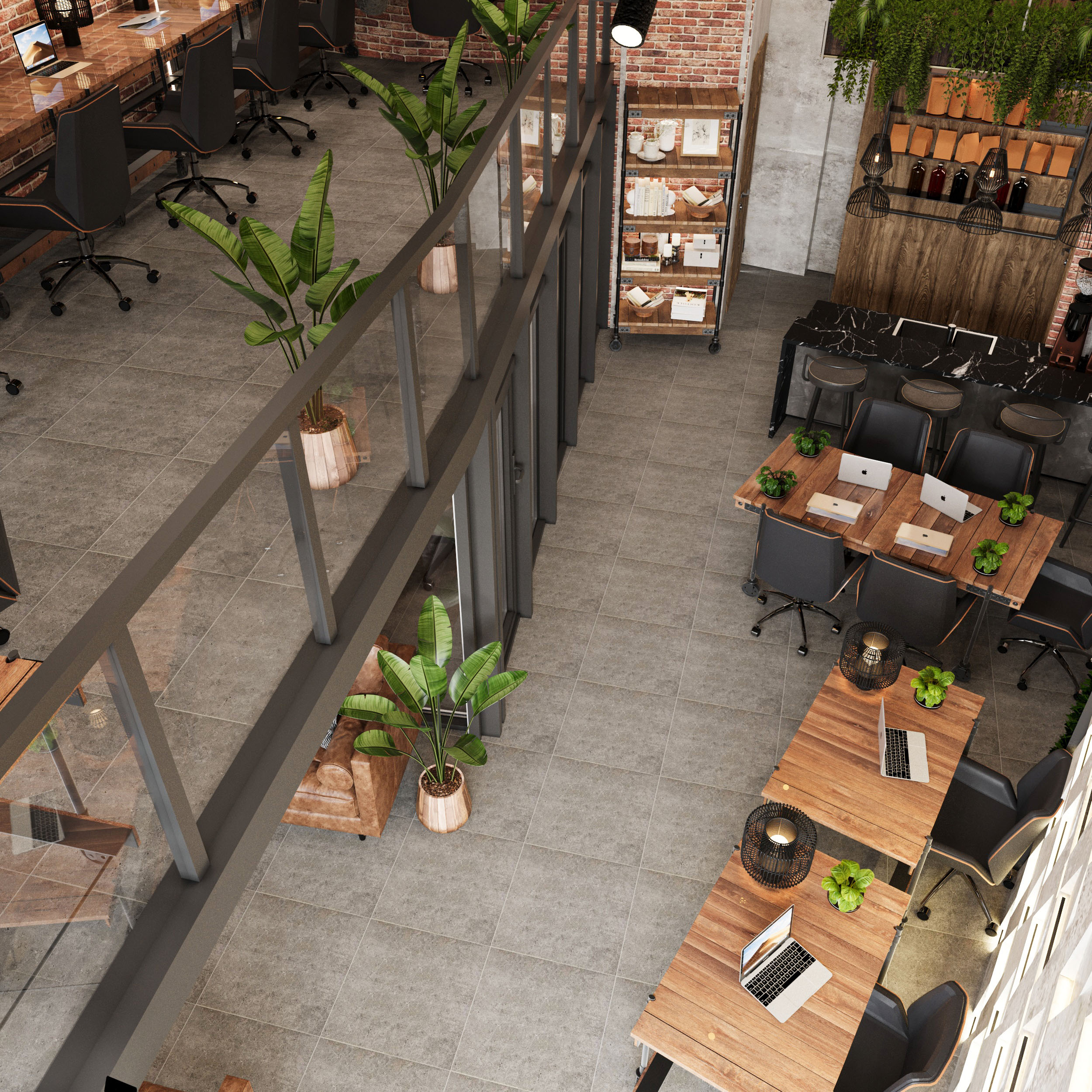Industrial administration company and cafe-5