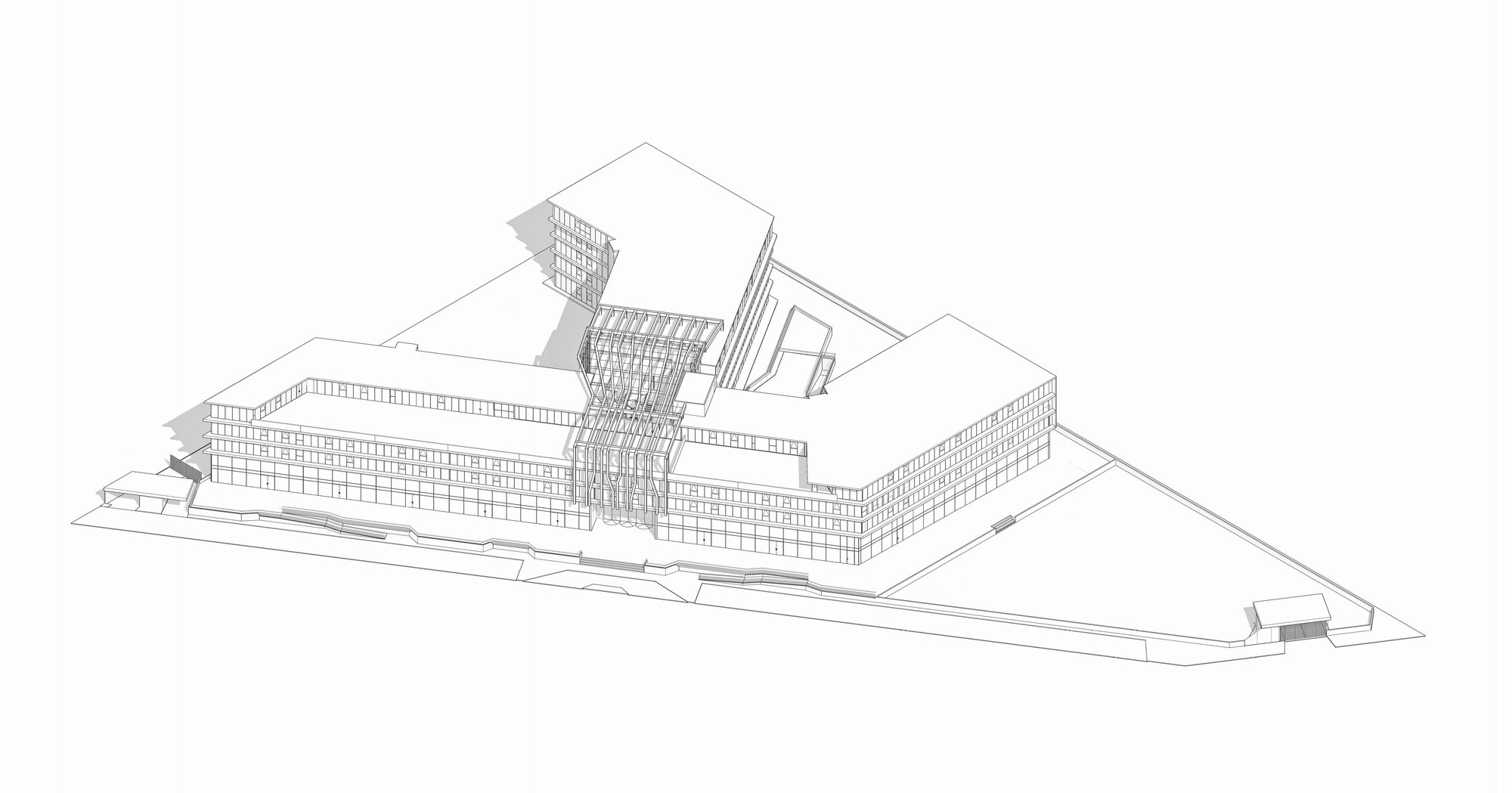 K41 办公大楼 | 现代办公空间与户外互动的典范-1