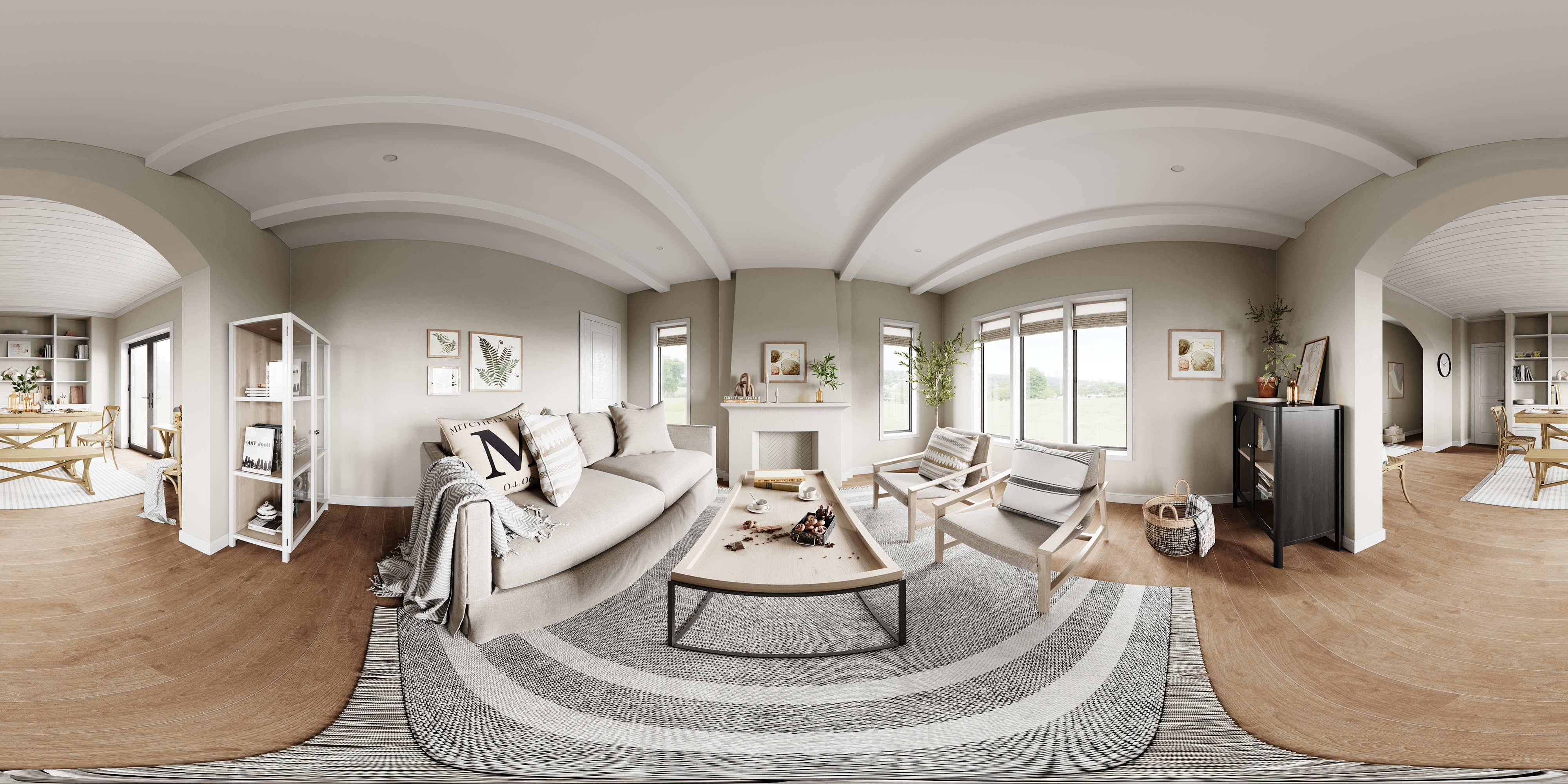 北欧自然风家居设计，温馨简约-9